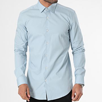 HUGO - Camisa de manga larga Jenno 50289499 Azul claro