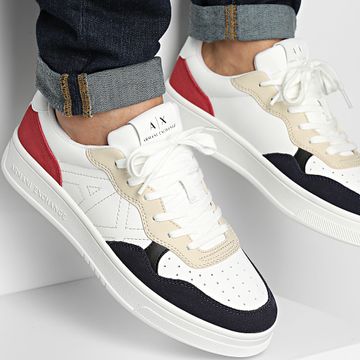 Armani Exchange - Baskets XUX148-XV601 Óptico Blanco Cielo Rojo