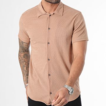 Classic Series - Camisa de manga corta camel
