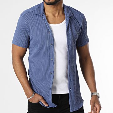 Classic Series - Camisa azul marino de manga corta