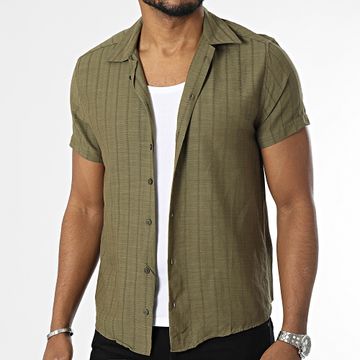 Classic Series - Camisa de manga corta verde caqui
