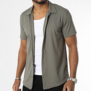 Classic Series - Camisa de manga corta verde caqui