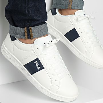 Fila - Crosscourt Line Zapatillas FFM0298 Blanco Fila Azul Marino