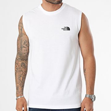 The North Face - Camiseta de tirantes Simple Dome A87R3 Blanca