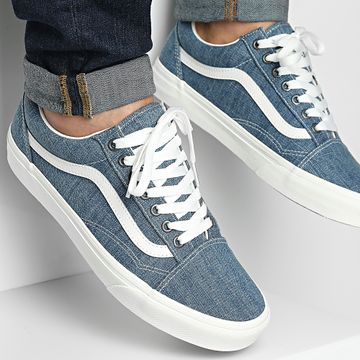 Vans - Baskets Old Skool CR5Y6Z1 Roscado Denim Azul Blanco