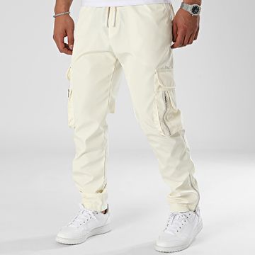 2Y Premium - Pantalón Cargo Beige Claro