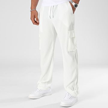 John H - Pantalones de chándal blancos