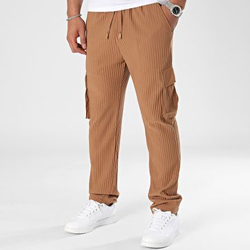 John H - Pantalones de chándal camel