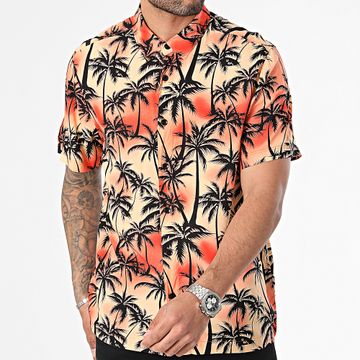 Deeluxe - Handy Camisa Manga Corta 04T4702M-PB Naranja Negro