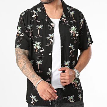 Deeluxe - Camisa de manga corta Cabana 04T4706M-PB Negro Rosa