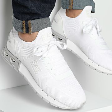 EA7 Emporio Armani - X8X171-XK373 Blanco Zapatillas Glacier Grey