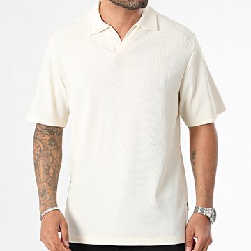 Jack And Jones - Polo Manga Corta Oversize Valencia Otomán Beige