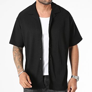 Jack And Jones - Camisa de manga corta Valencia Ottoman Negra