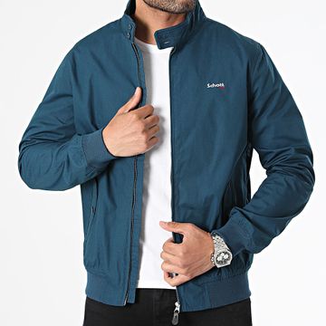 Schott NYC - Cabl 1220 Chaqueta con cremallera azul pato