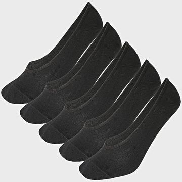 Urban Classics - Lote de 5 pares de calcetines invisibles TB1644 Negro