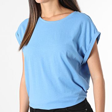 Urban Classics - Camiseta de mujer TB771 Azul claro
