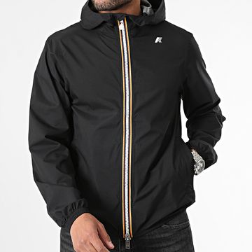 K-Way - Cazadora con capucha Jack Stretch Dot K5127QW Negro