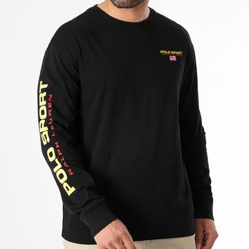 Polo Sport Ralph Lauren - Camiseta de manga larga Sport Logo Negro