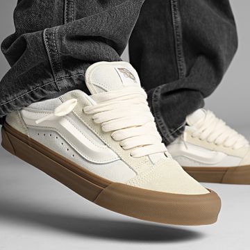 Vans - Knu Skool Zapatillas 9QCDBS1 Marshmallow Light Gum