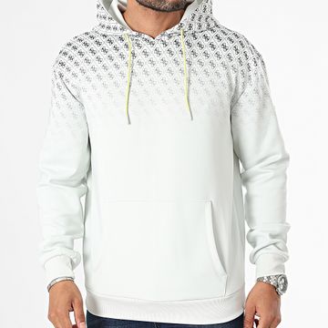 Guess - Sudadera con capucha Z4GQ14-KC552 Turquesa claro