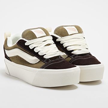 Vans - Mujer Zapatillas Knu Stack CP6CUQ1 Gothic Oliva