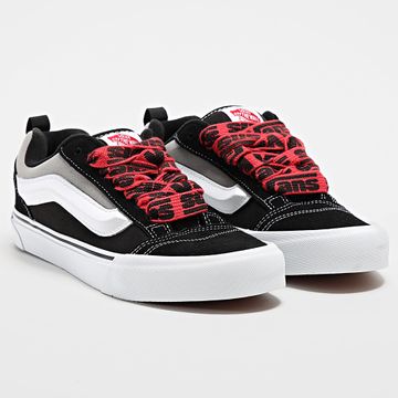 Vans - Zapatillas Mujer Knu Skool 9QCBA21 Jumbo Vans Negro Blanco