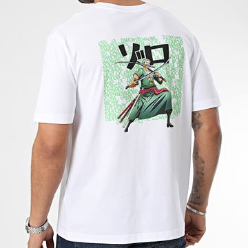 One Piece - Camiseta oversize Zoro Graf Blanca