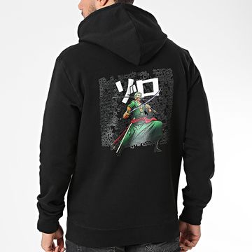 One Piece - Sudadera con capucha Zoro Graf Negra