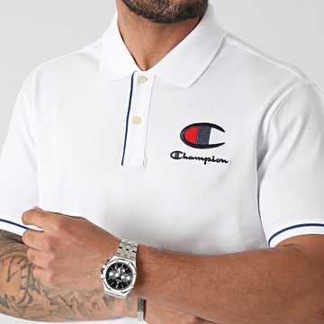 Champion - Polo de manga corta 219926 Blanco