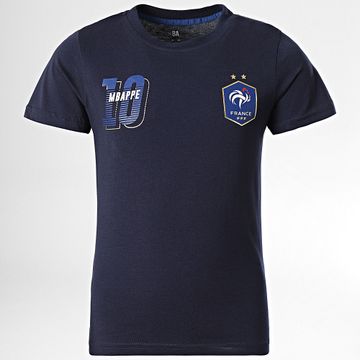 FFF - MBappe N10 Camiseta Jugador Niño Azul Marino