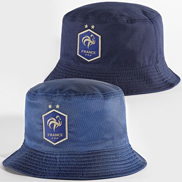 FFF - Bob Reversible Francia Logo Sublimación Azul Marino