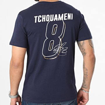 FFF - Camiseta Player Tchouameni F23012C Azul Marino