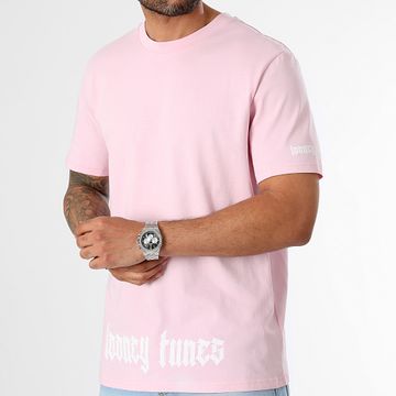 Looney Tunes - Camiseta Bugs Bunny Mangas Color Spray Rosa Pastel