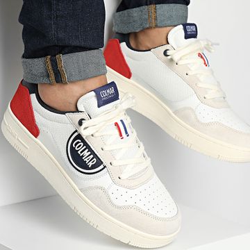 Colmar - Zapatillas Austin Master 042 Blanco Azul Marino Rojo