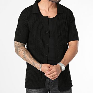Ikao - Camisa de manga corta Negra