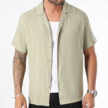 Frilivin - Camisa Manga Corta Verde Caqui Claro