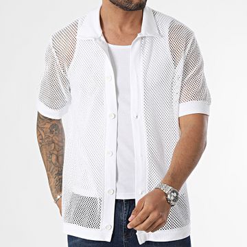 Frilivin - Camisa de manga corta Blanca