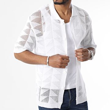 Frilivin - Camisa de manga corta Blanca