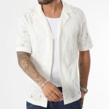 Frilivin - Camisa de manga corta Blanca