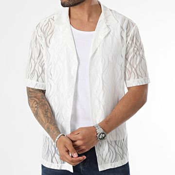 Frilivin - Camisa de manga corta Blanca