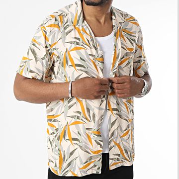Frilivin - Camisa de manga corta beige
