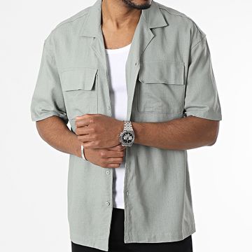 Frilivin - Camisa gris de manga corta