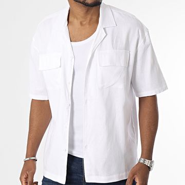 Frilivin - Camisa de manga corta Blanca