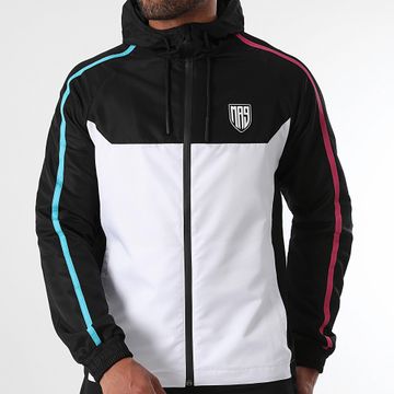 MA9 Mafia Nueve - Chaqueta con cremallera Evomax Electric Night Black White Diamond
