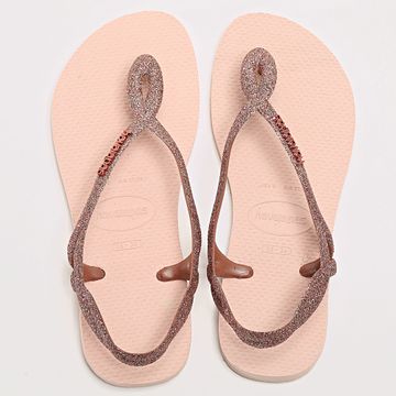 Havaianas - Chanclas Luna Premium Ballet Rosa Mujer