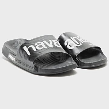Havaianas - Slide Mujer Clas Preto Negro