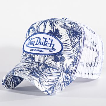 Von Dutch - Flo Trucker Cap Blanco Azul Floral