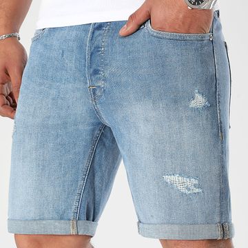 Jack And Jones - Rick Original Regular Fit Jean Shorts Azul Denim