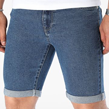 Only And Sons - MBD Blue Denim Ply Jean Shorts