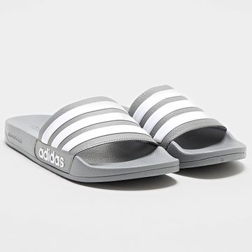 Adidas Performance - Zapatillas de ducha Adilette GY1891 Gris Blanco